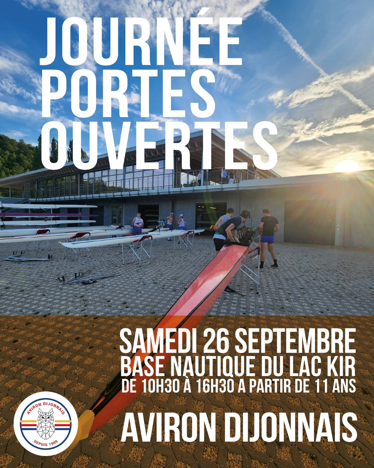 Journée portes ouvertes de l'Aviron dijonnais