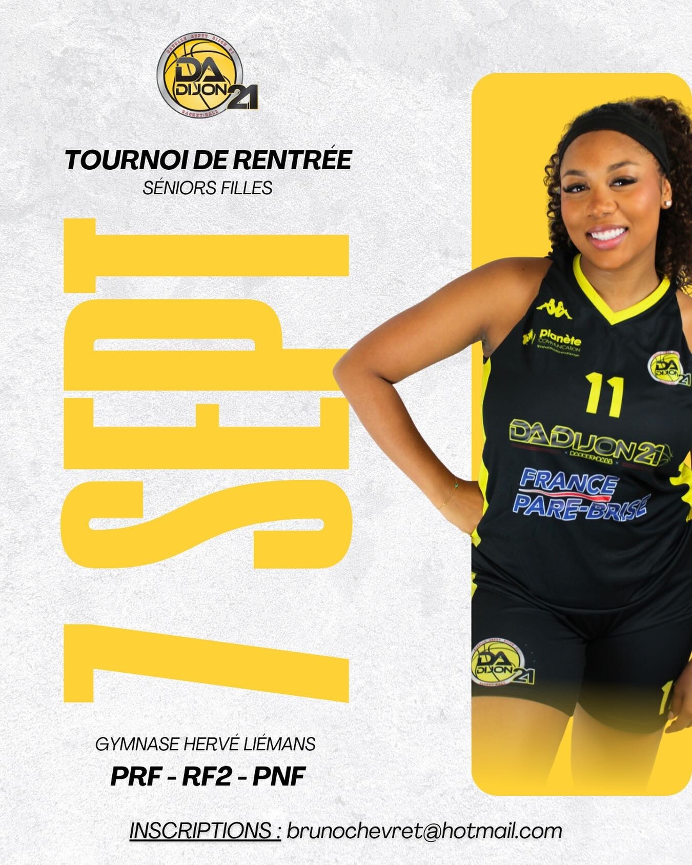 DA Dijon 21 : Tournoi de rentrée séniors filles