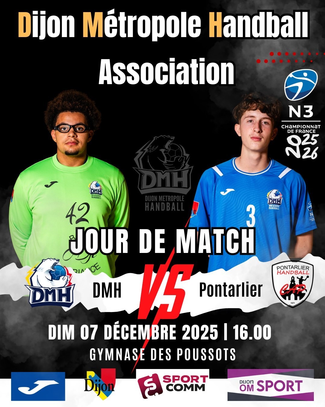 Dijon métropole handball N3 / Pontarlier