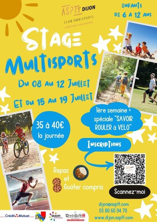 Stage multisports organisé par l'ASPTT