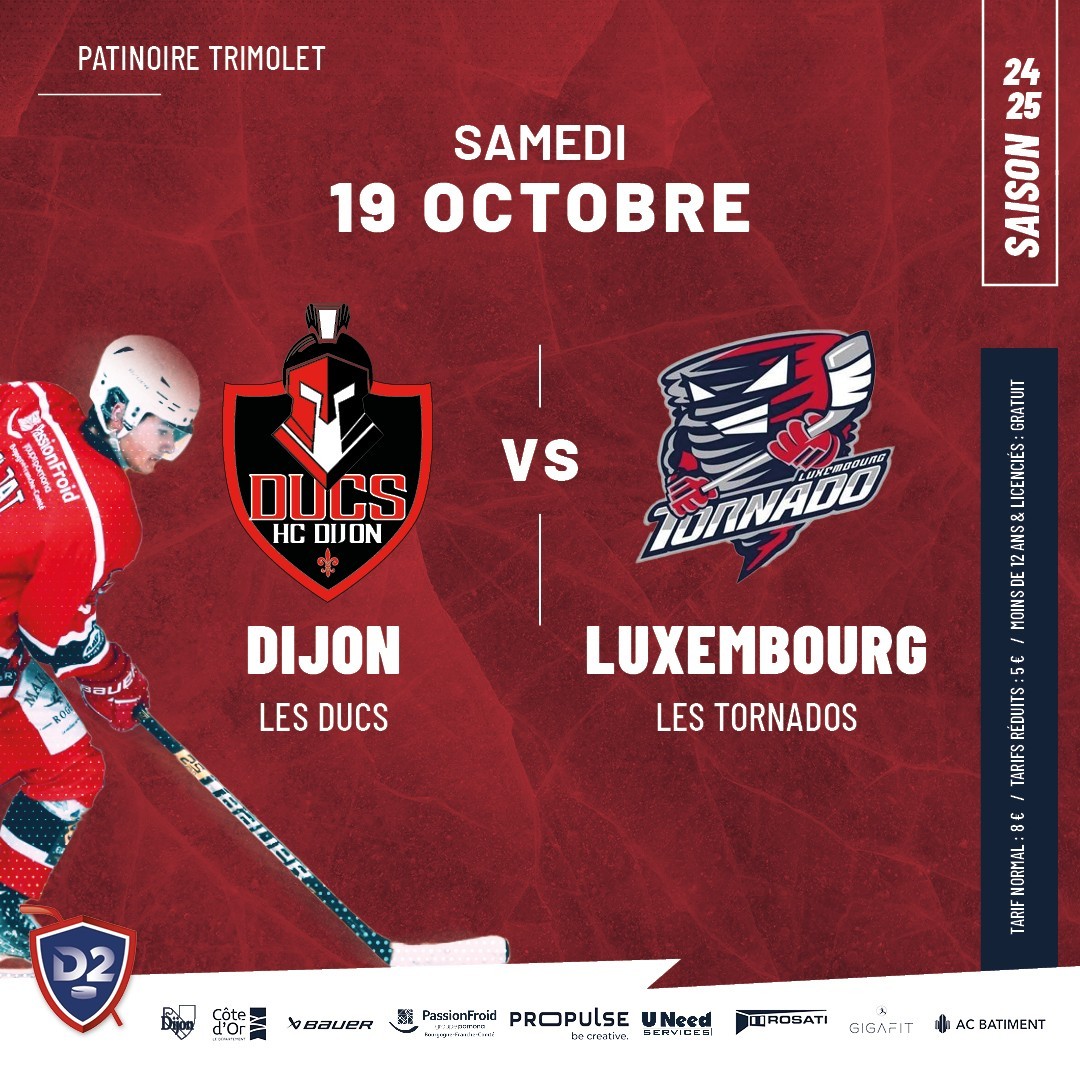 Dijon les Ducs / Luxembourg les Tornados