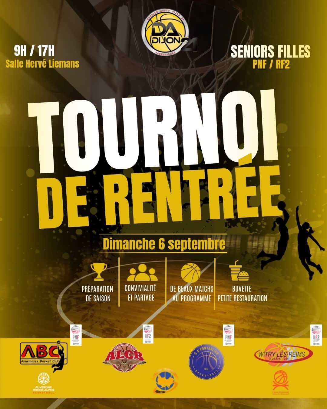 Da Dijon 21 : tournoi de rentrée