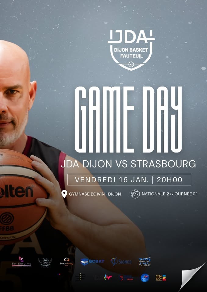 JDA Dijon basket fauteuil / Strasbourg