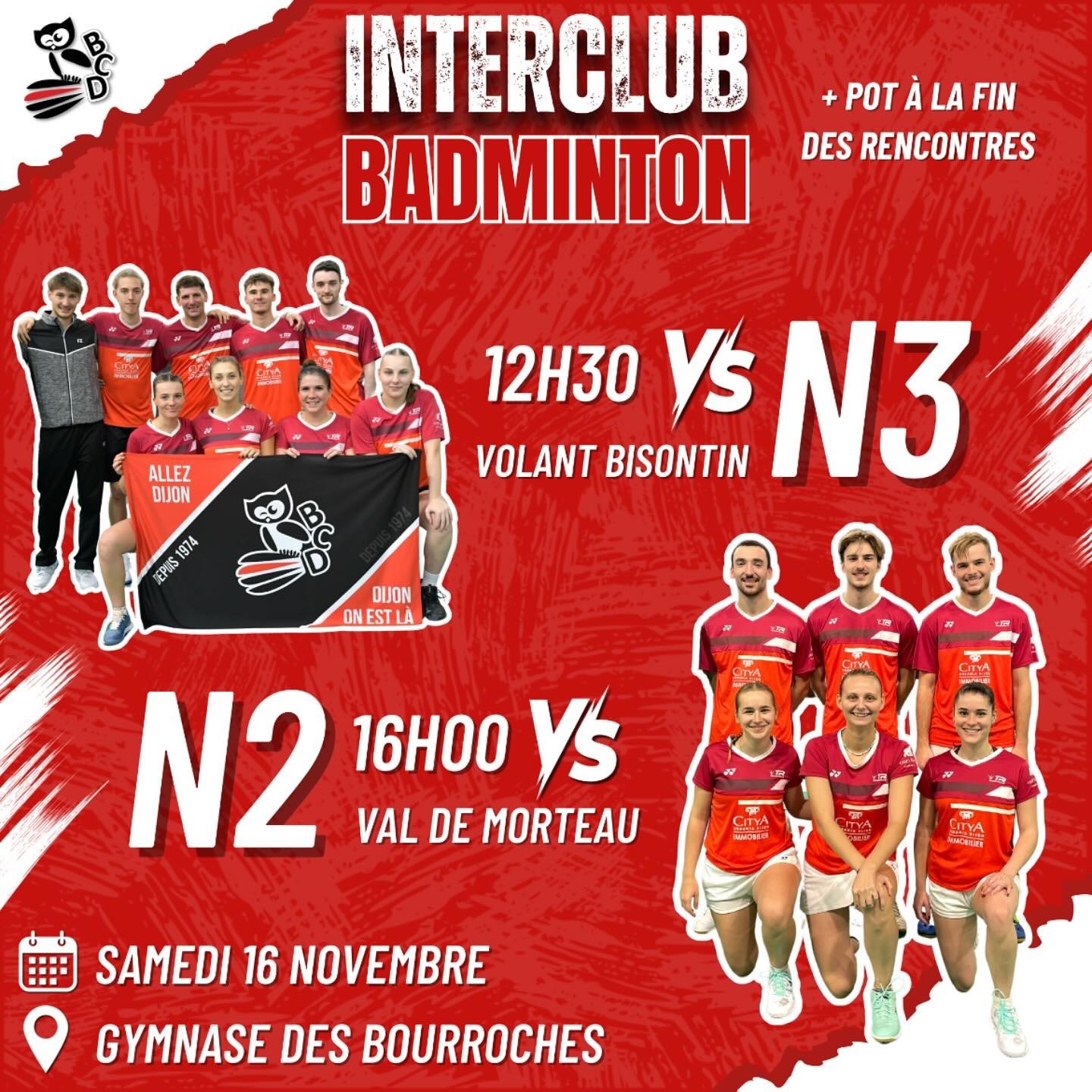 Interclub badminton