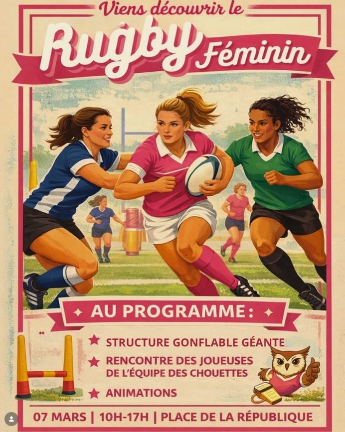 Viens découvrir le rugby féminin