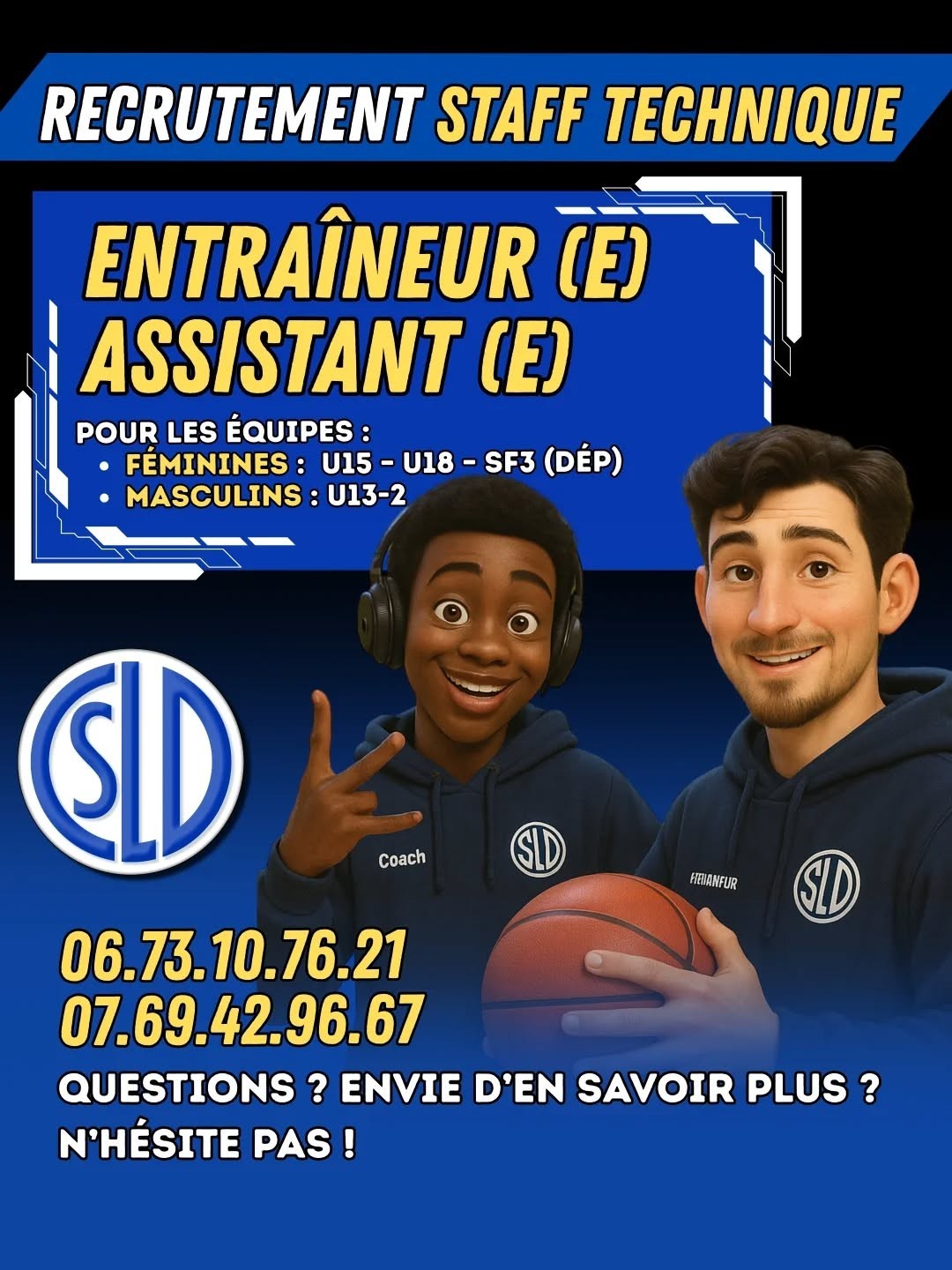 Recrutement staff technique au CSLD
