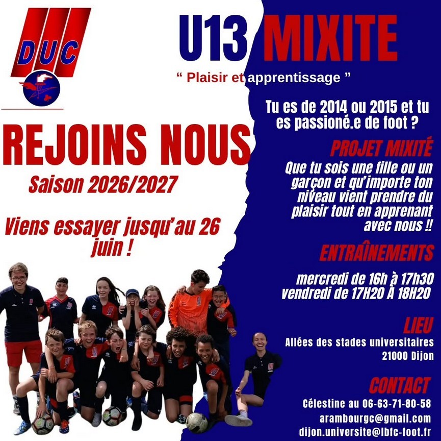 U13 MIXITE