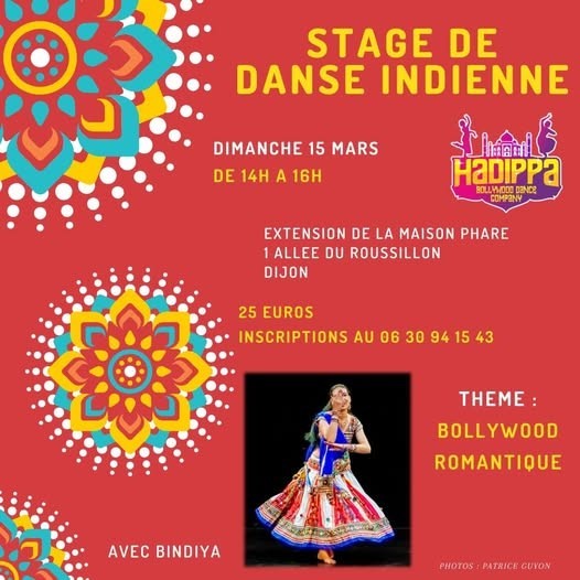 Stage de danse indienne