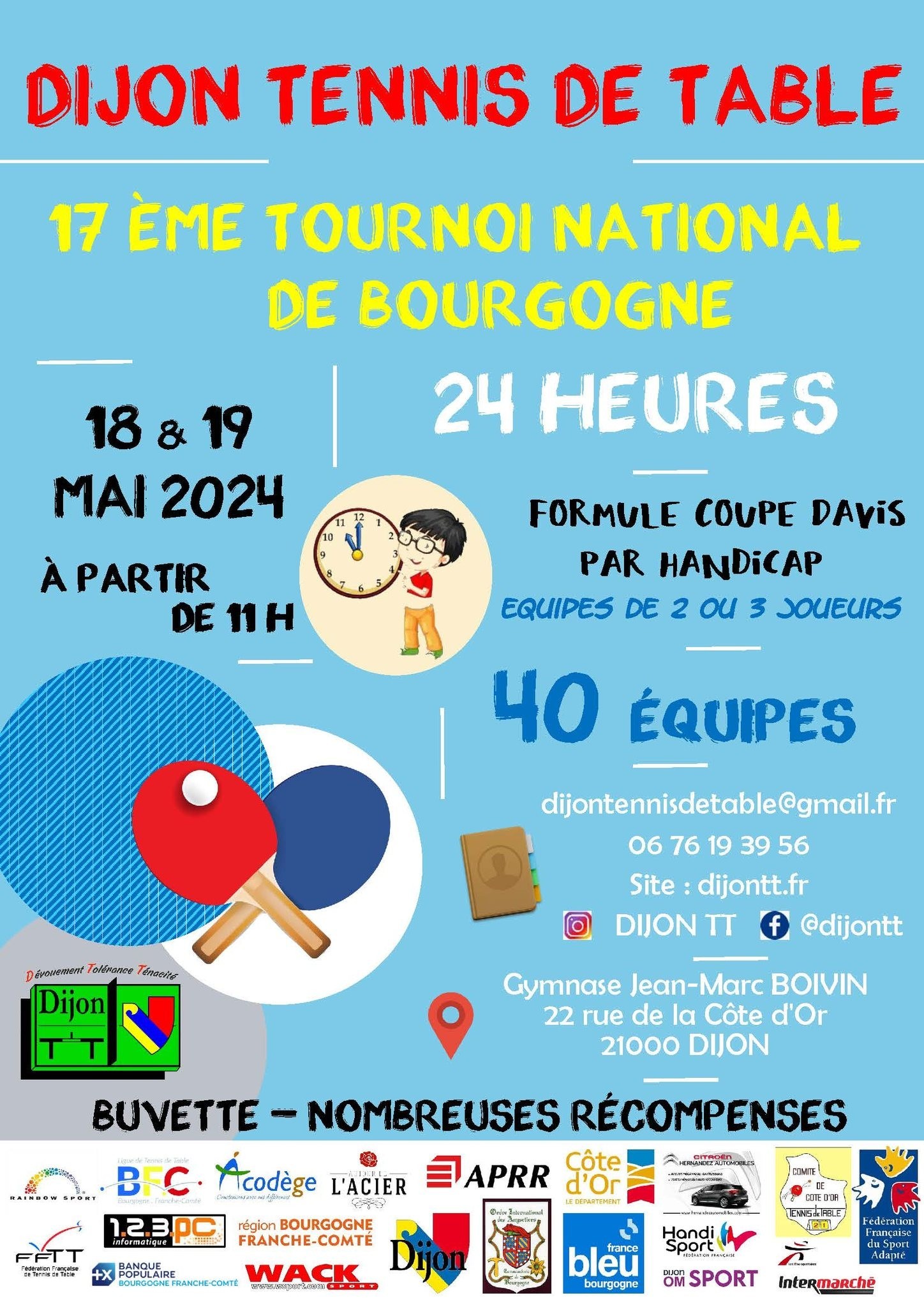 17 ème tournoi national de Bourgogne des 24 heures