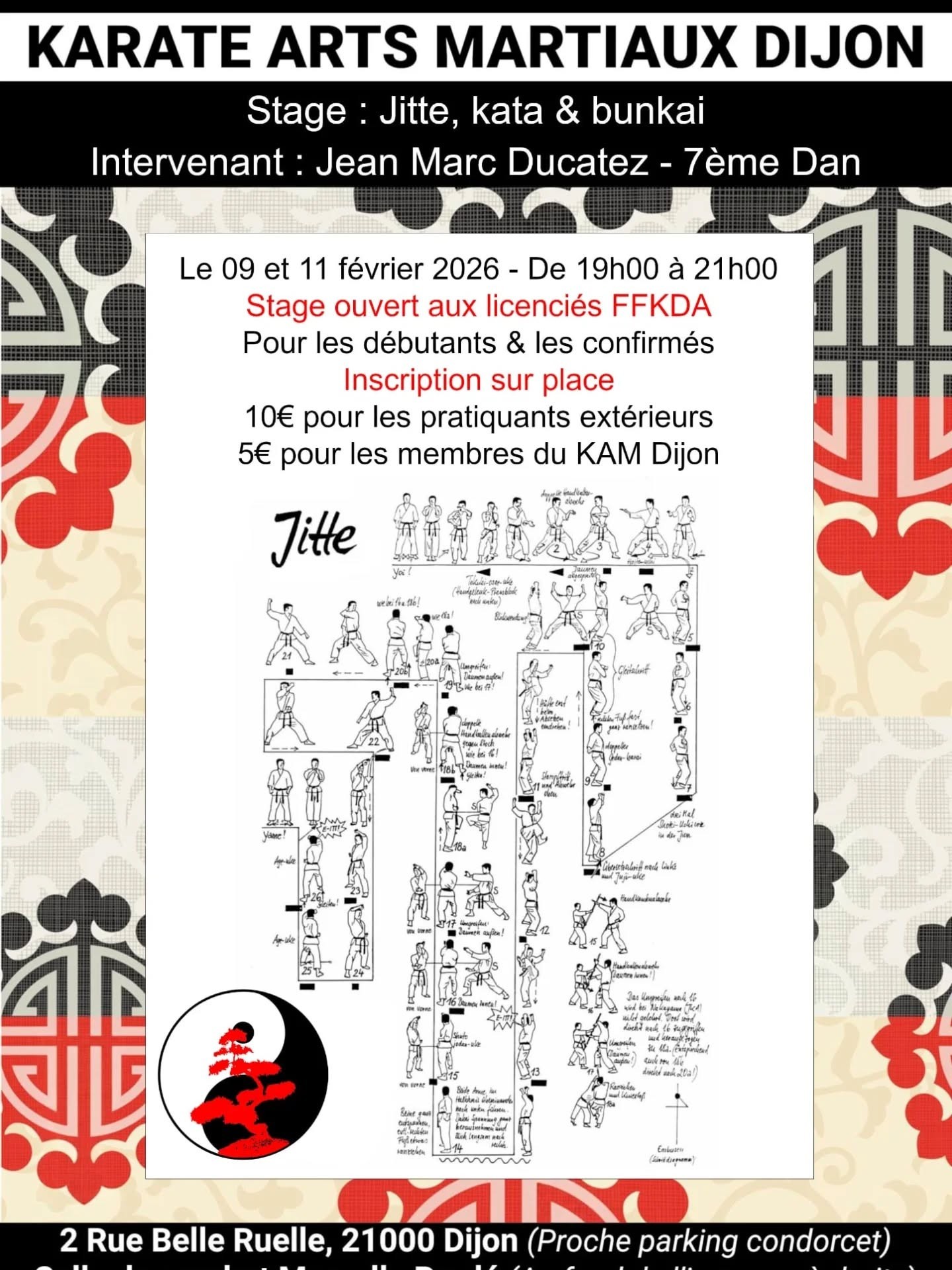 Stage de jitte, kata et bunkai