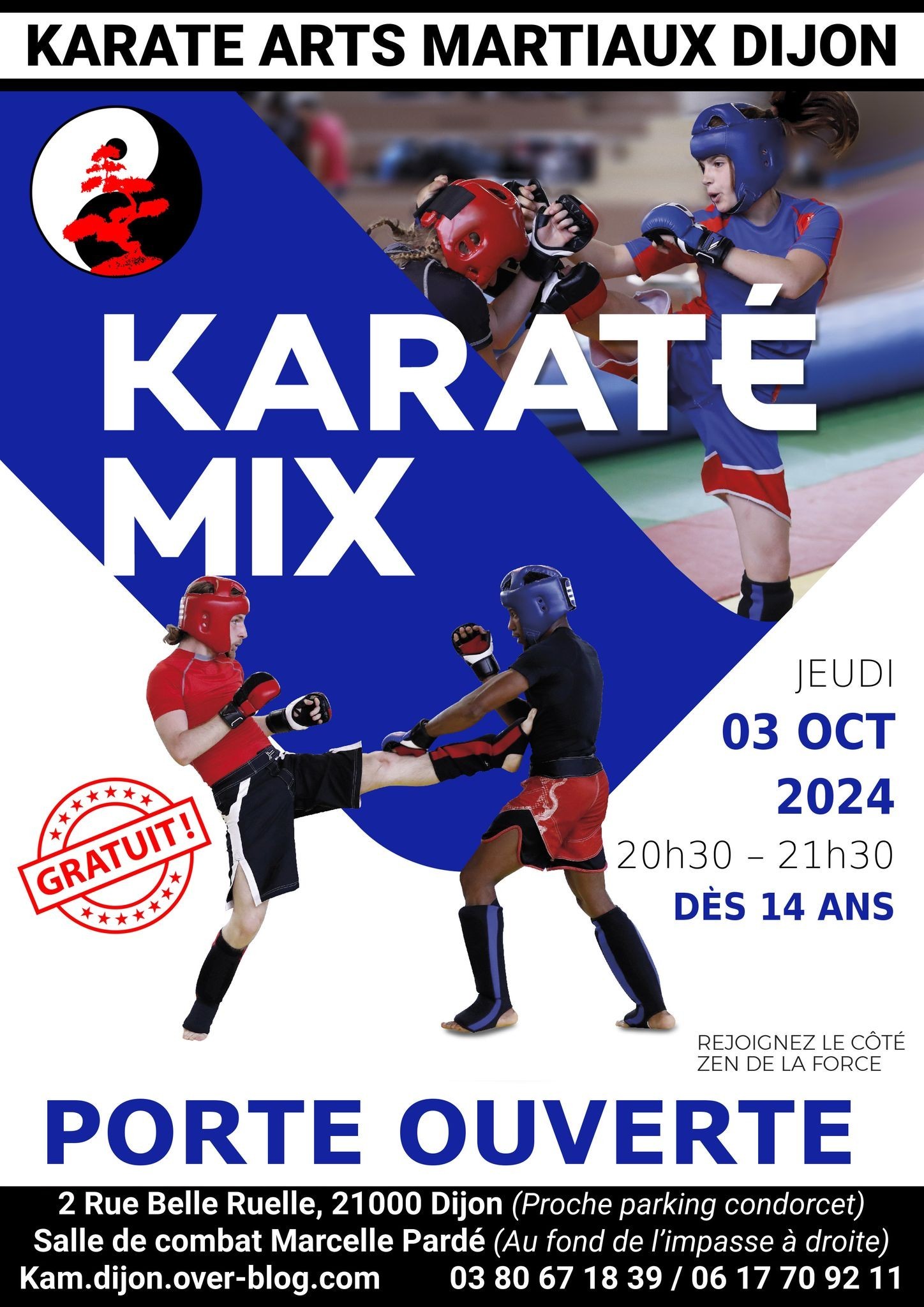 Porte ouverte karaté mix