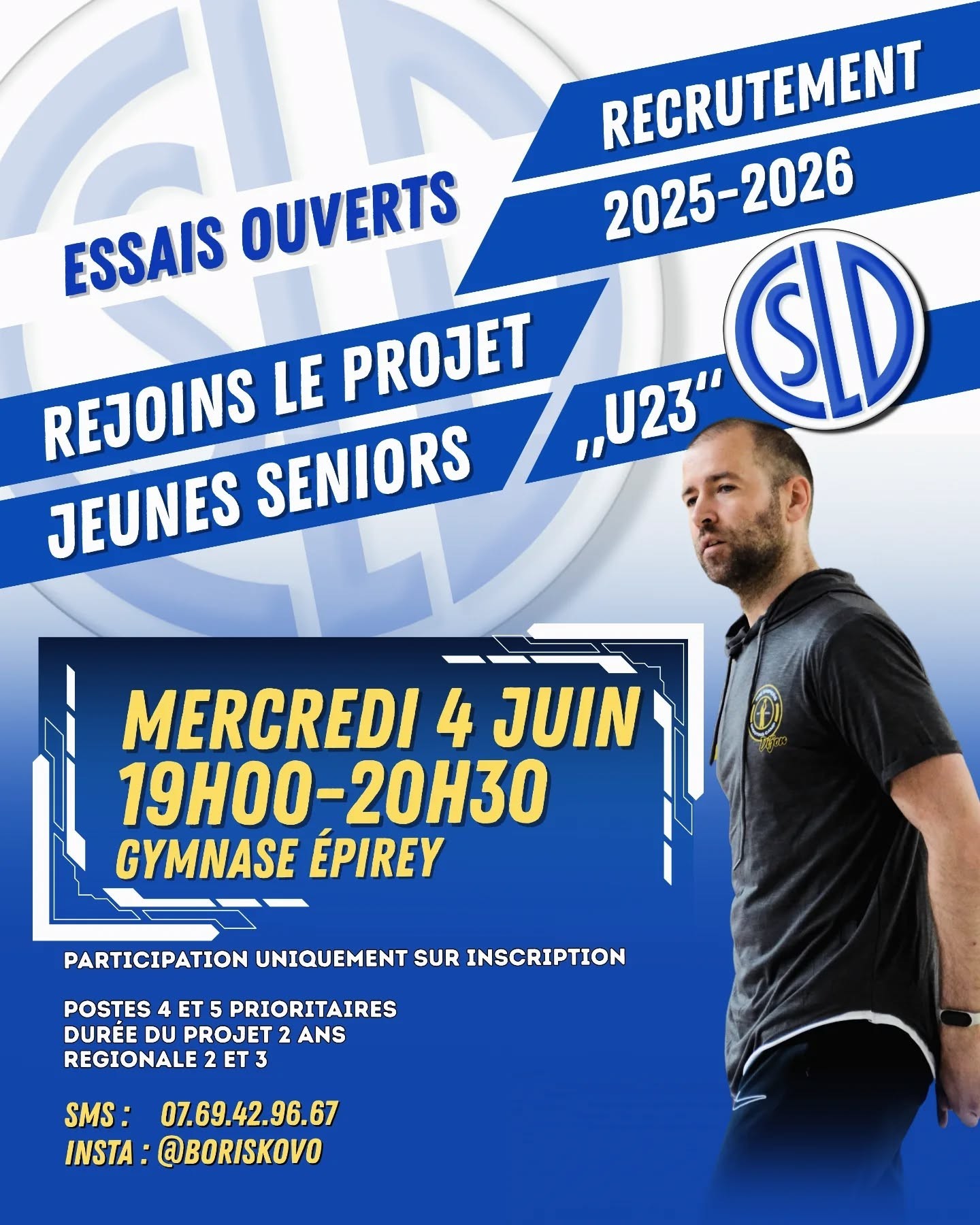 Recrutement 202-2026 : essais ouverts