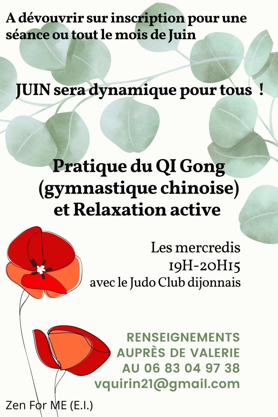 Le judo club dijonnais vous propose de pratiquer le Qi gong !