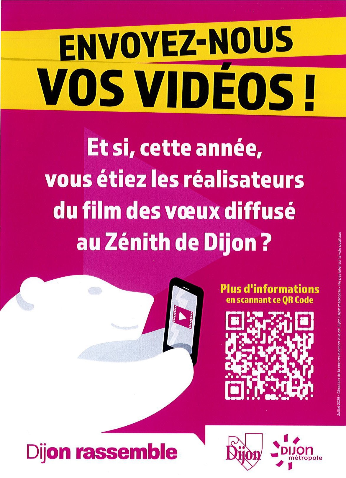 Le prochain film des vœux de la ville et de la métropole, c’est le vôtre !