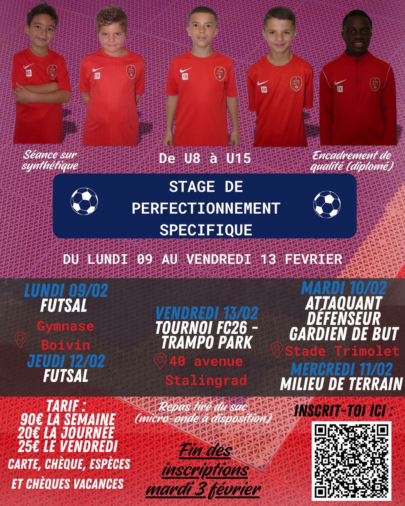 Stage de perfectionnement organisé par Dijon ULFE