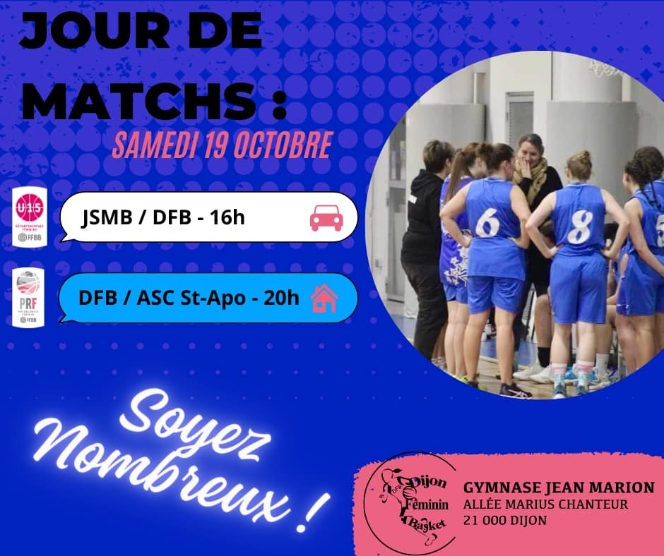 Dijon féminin basket / ASC Saint Apollinaire