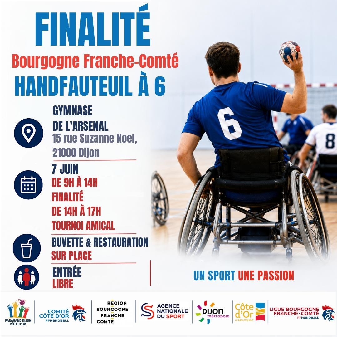 Finalité Bourgogne Franche-Comté de handfauteuil à 6