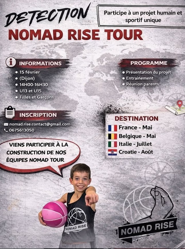 Détection Nomad Rise tour