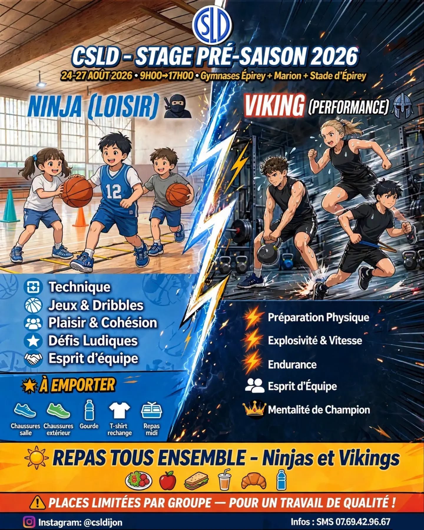 STAGE DE PRÉ-SAISON CSLD
