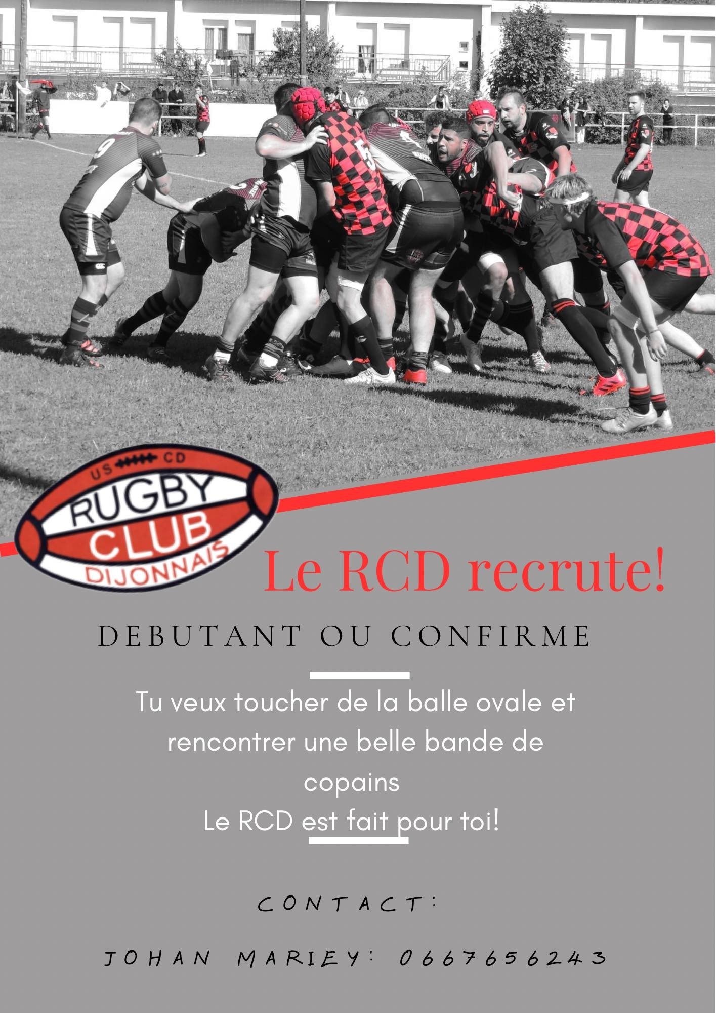 Le RCD recrute !