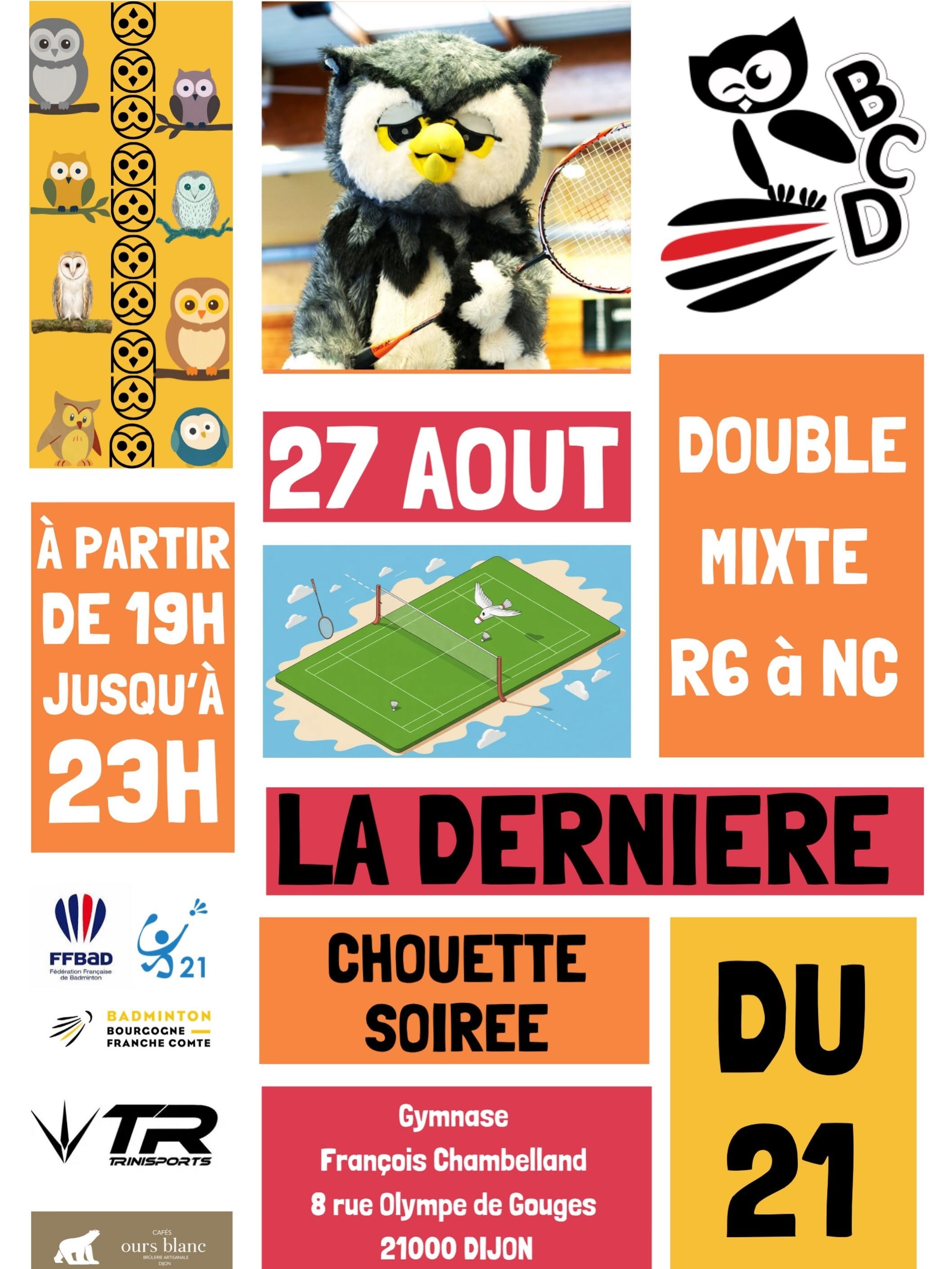 1ère édition de la chouette soirée