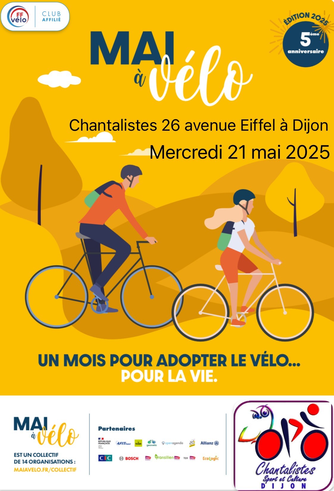 Mai à vélo