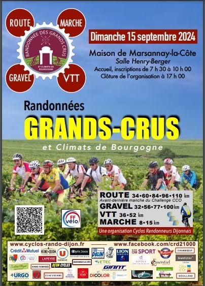 Randonnées des Grands-Crus et climats de Bourgogne