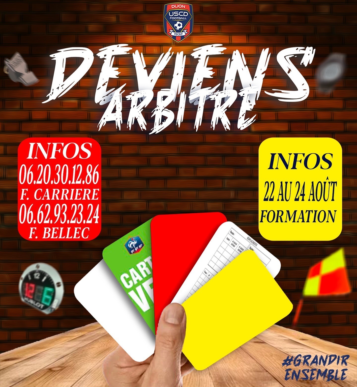 USCD football : Deviens arbitre