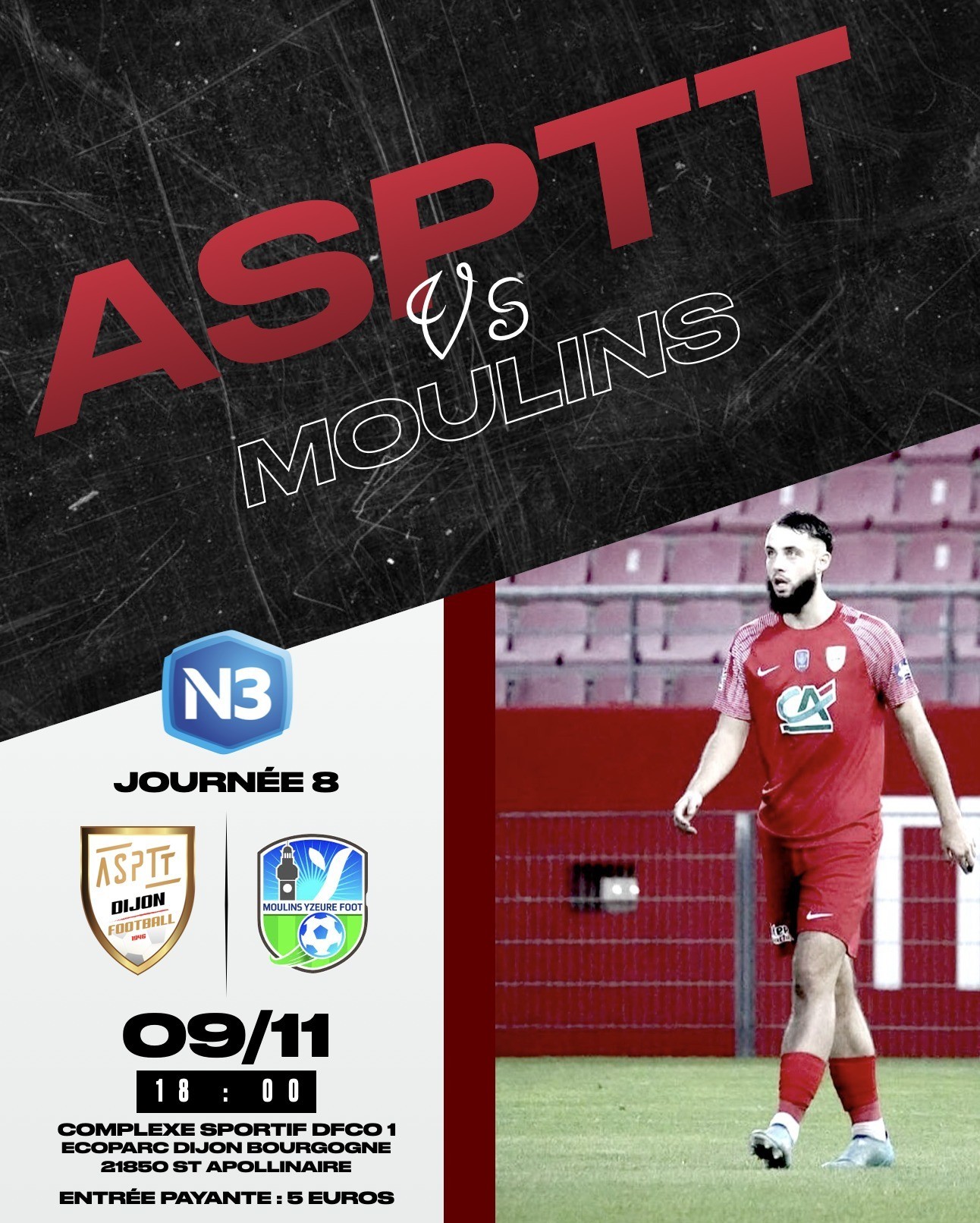 ASPTT foot / Moulins