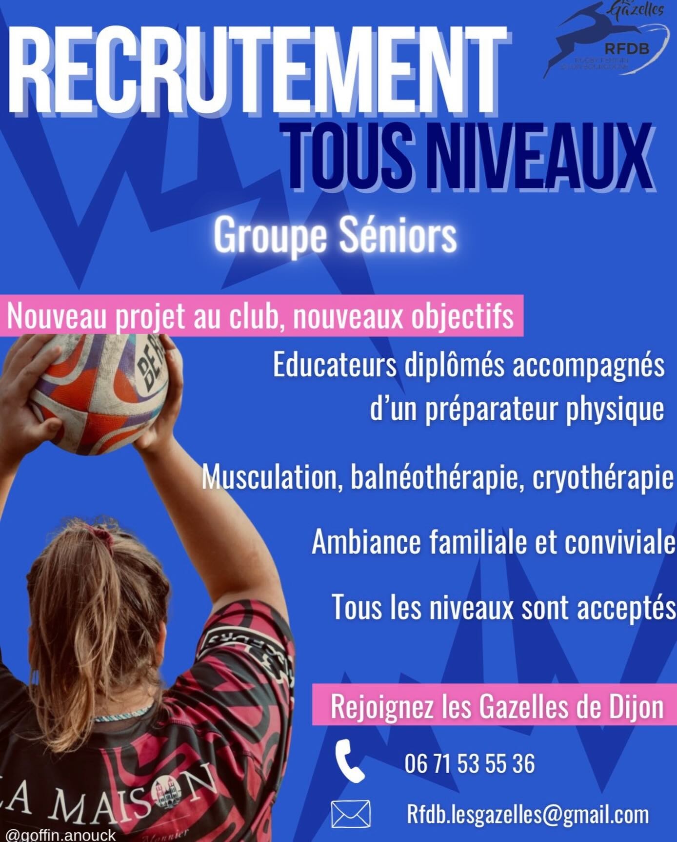 Les gazelles rectutent !