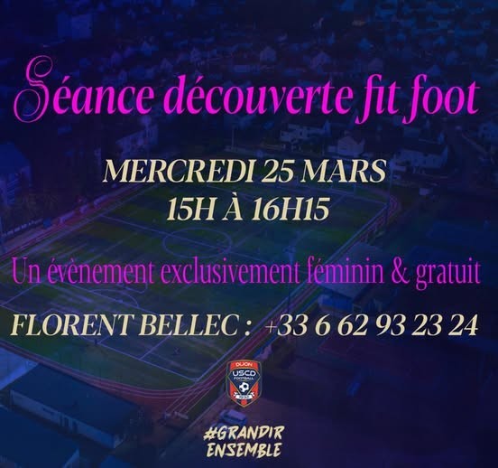 Séance découverte de fit foot
