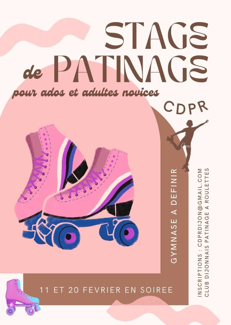 Stage de patinage pour ados et adultes novices