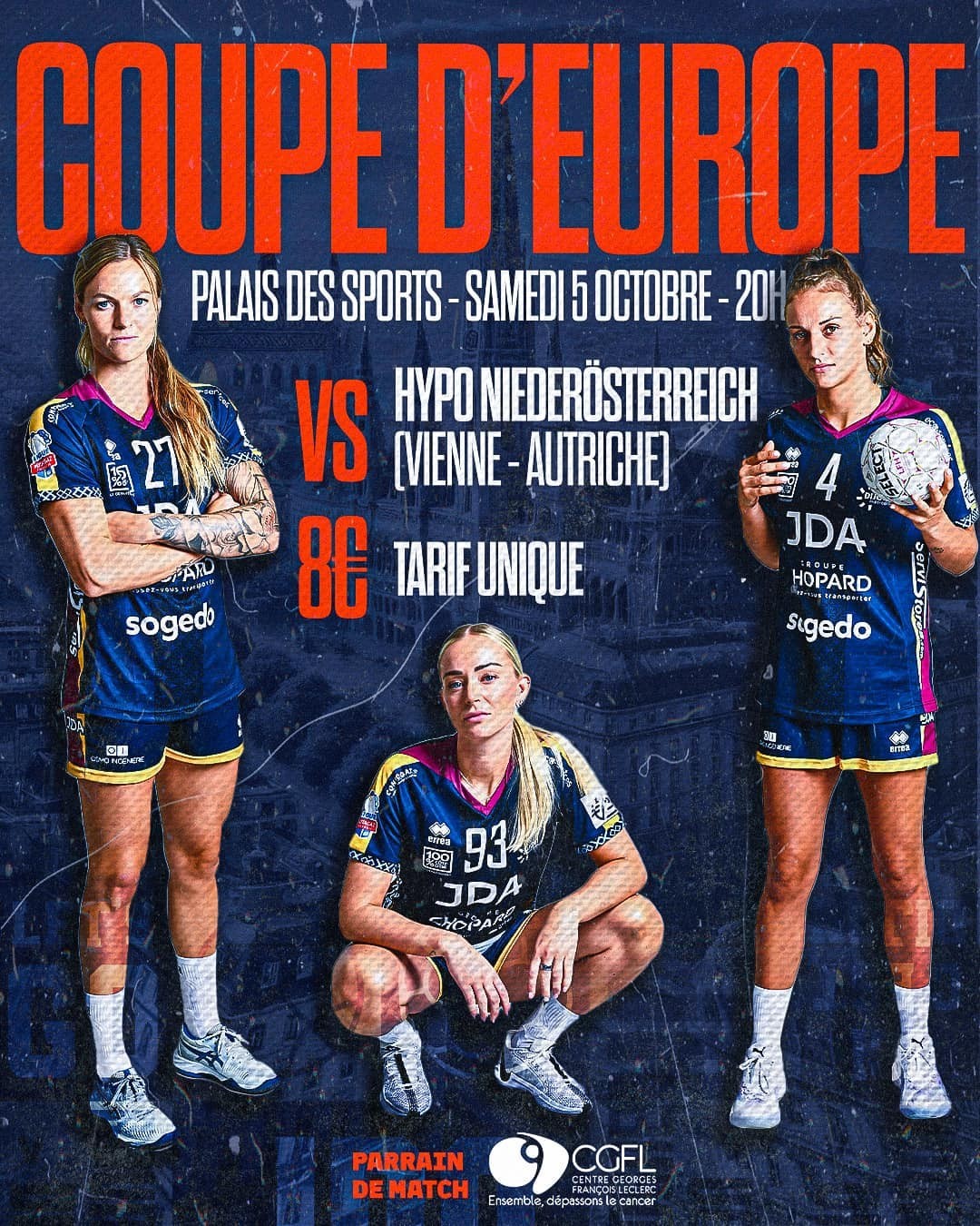 Coupe d'europe : JDA hanball / Hypo Niderösterreich