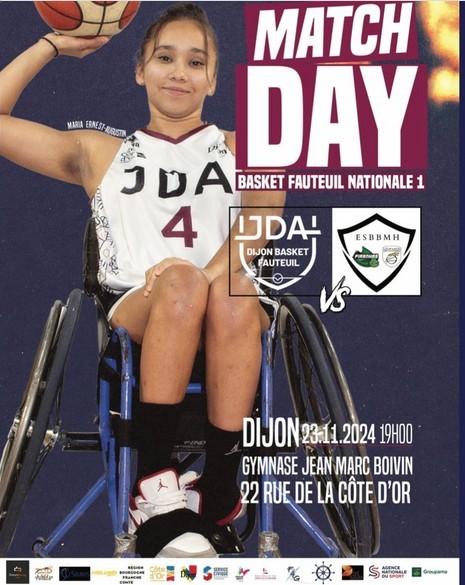 JDA dijon basket fauteuil / ESB basket ball handisport