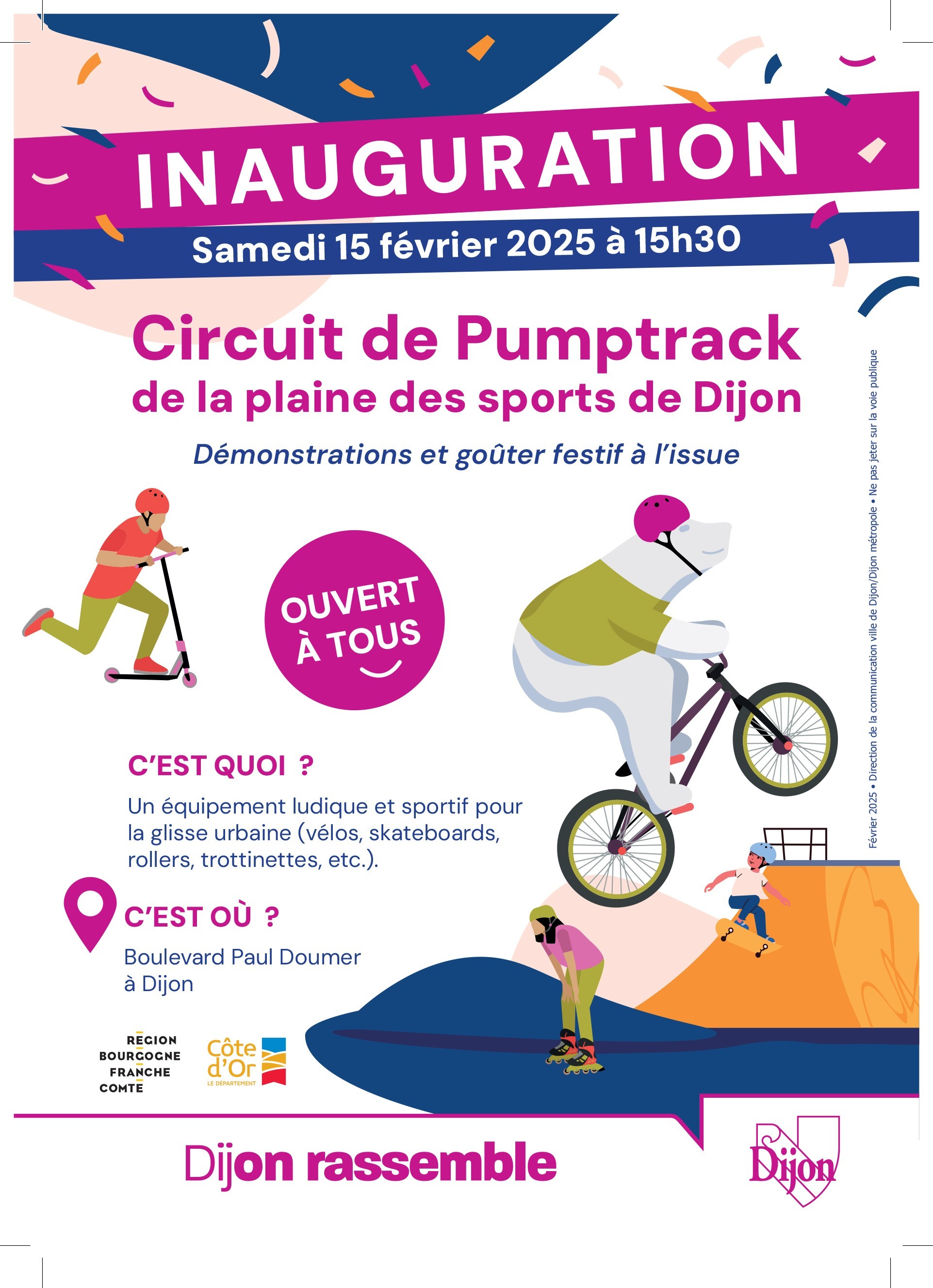 Inauguration du circuit de pumptrack