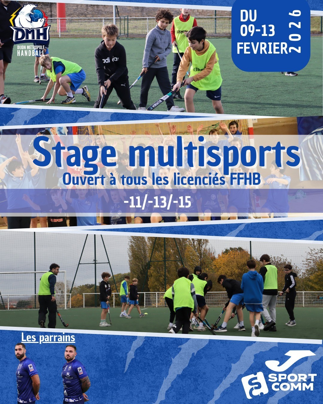 Stage multisports organisé par le Dijon métropole handball du 9 au 13 février 2026