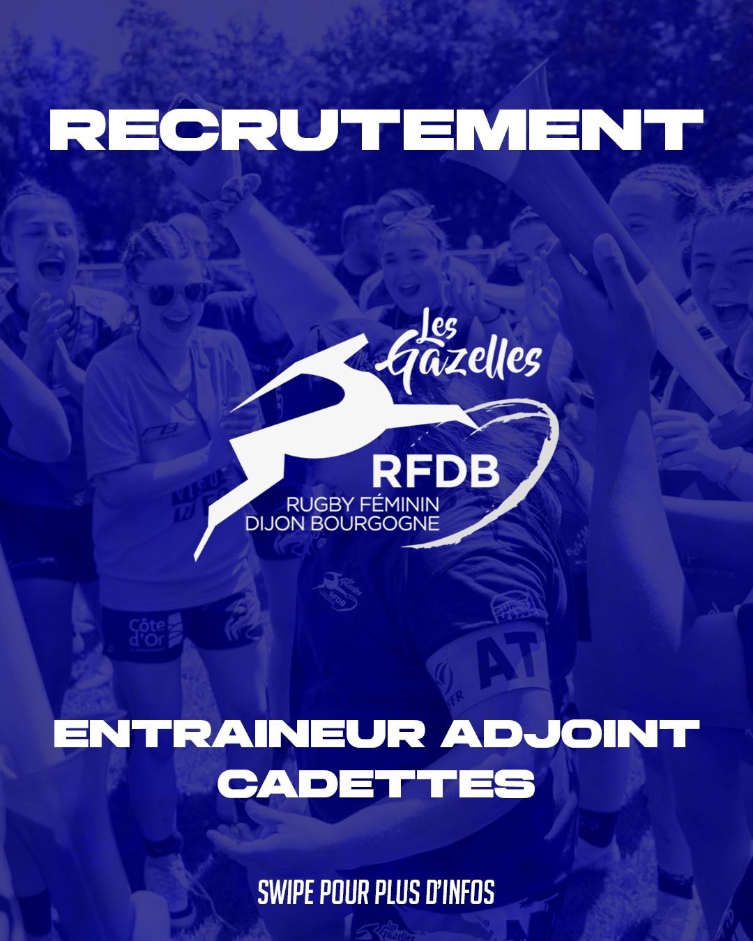 Les gazelles recrutent un entraineur adjoint cadettes