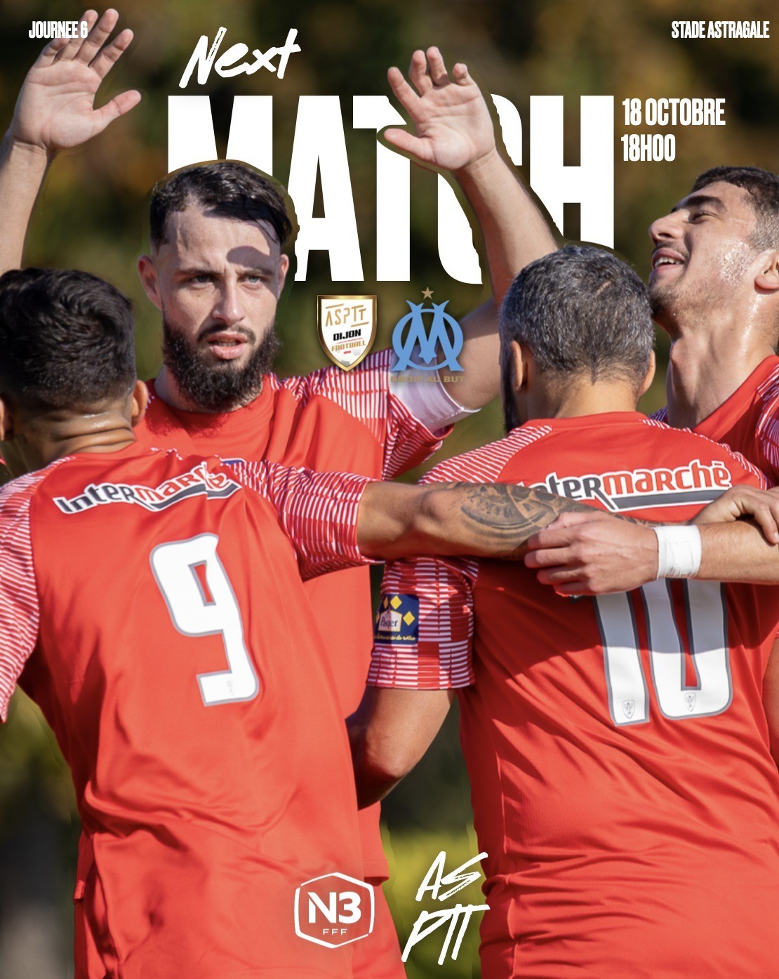 Asptt football / Olympique de Marseille (réserve)