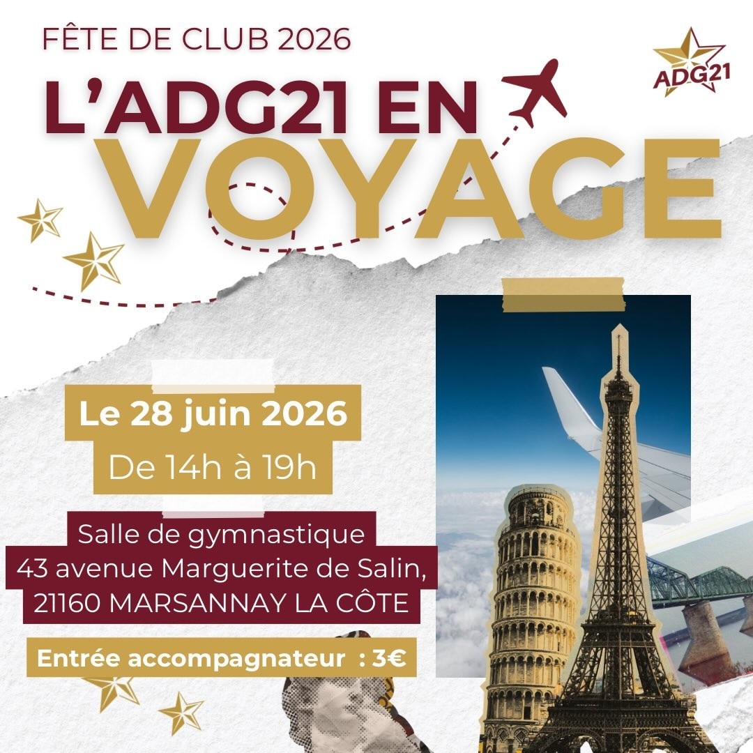 Fête du club 2026 : l'ADG 21 en voyage