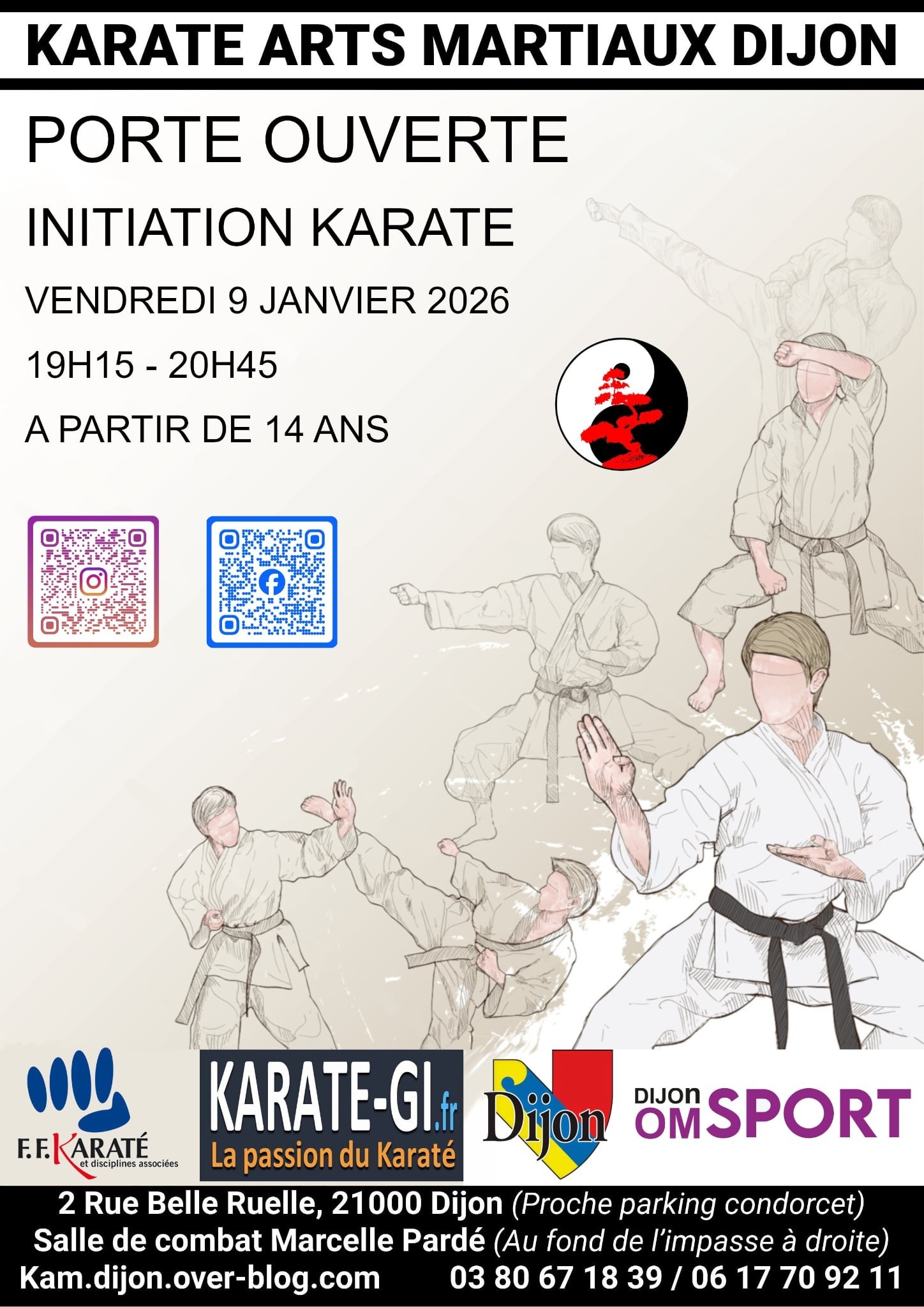 Porte ouvert du KAM DIJON : initiation au karaté