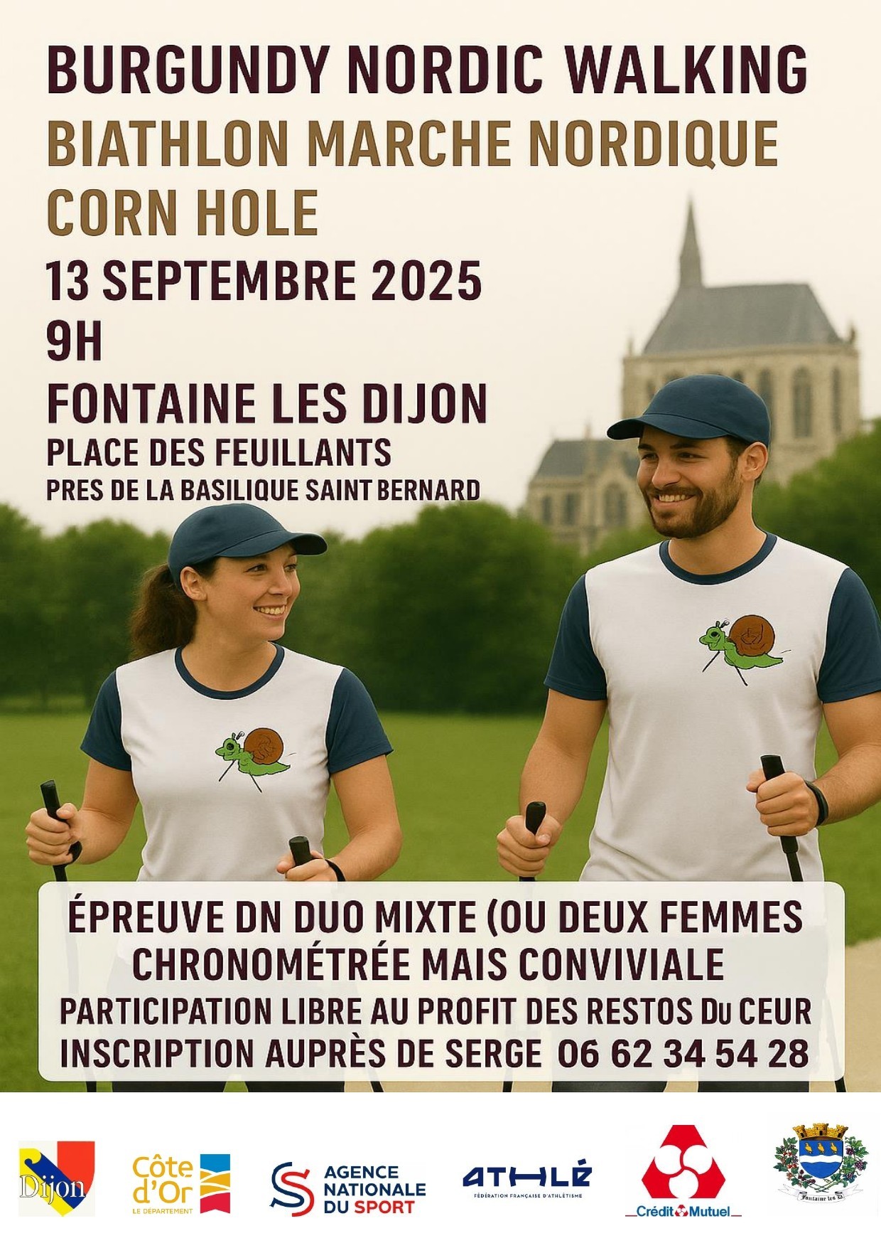 Biathlon marche nordique Corn Hole