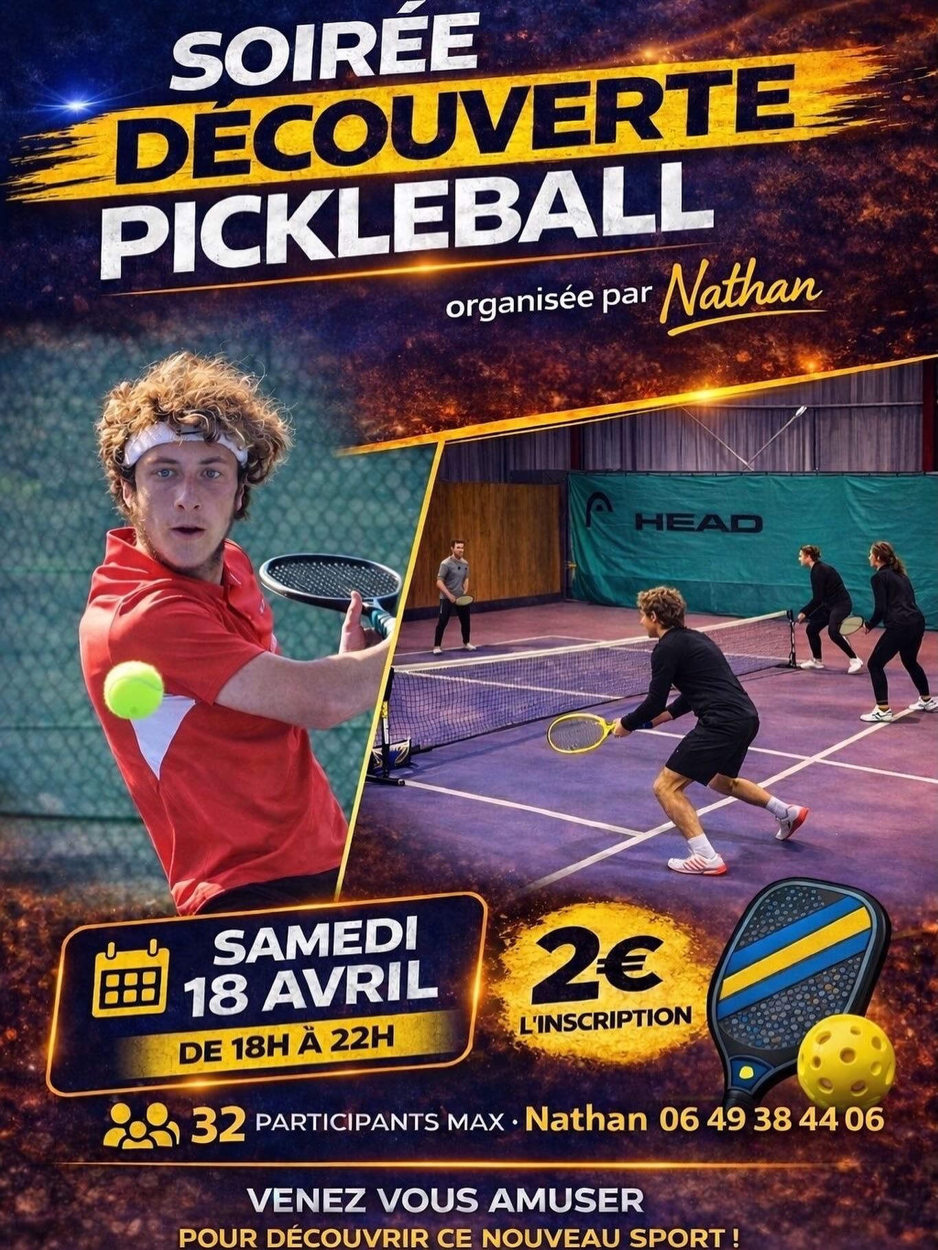 Soirée découverte du pickleball