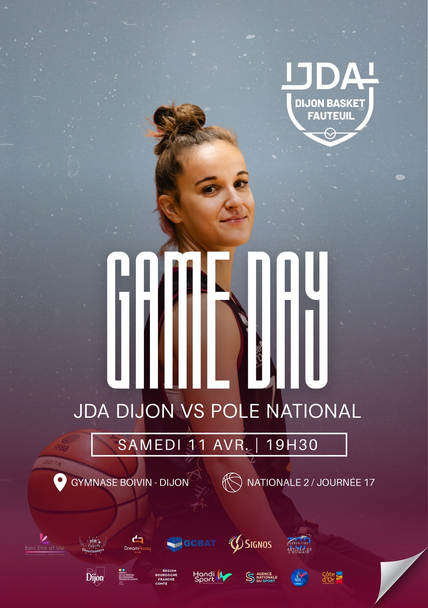 JDA Dijon basket fauteuil / Pole national