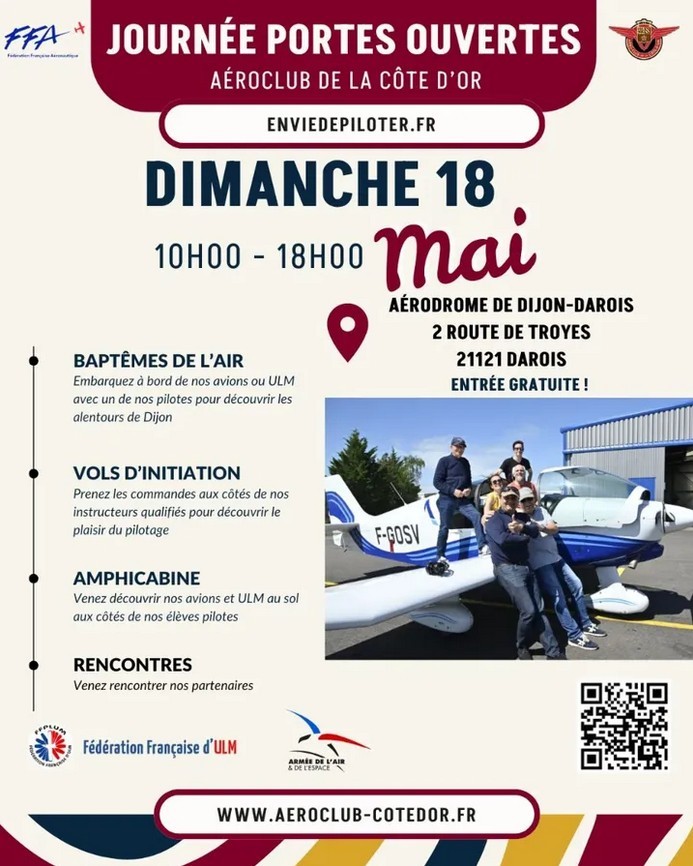 Journée portes ouvertes à l'aéroclub de la Côte d'or