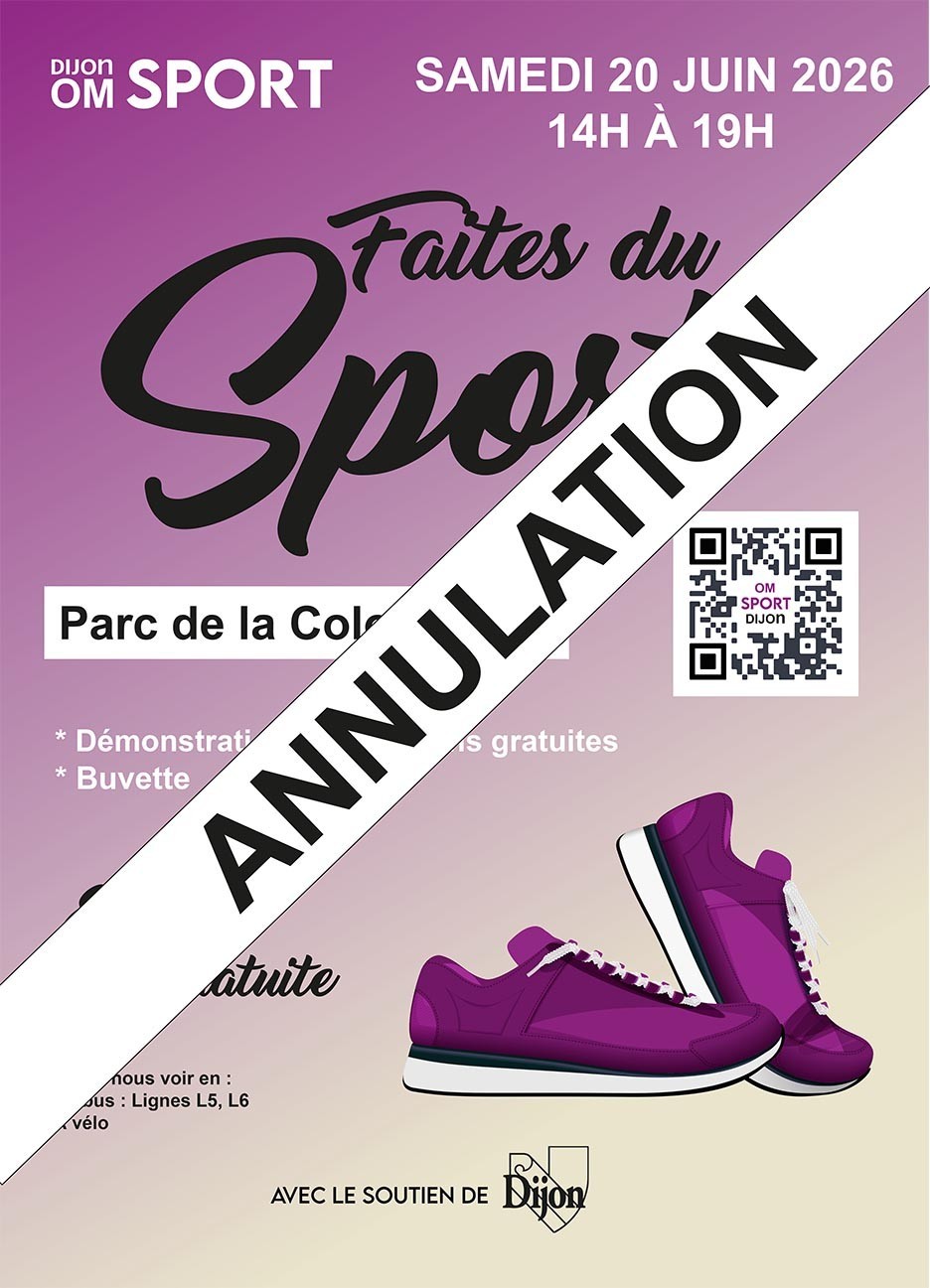 Annulation de Faites du sport