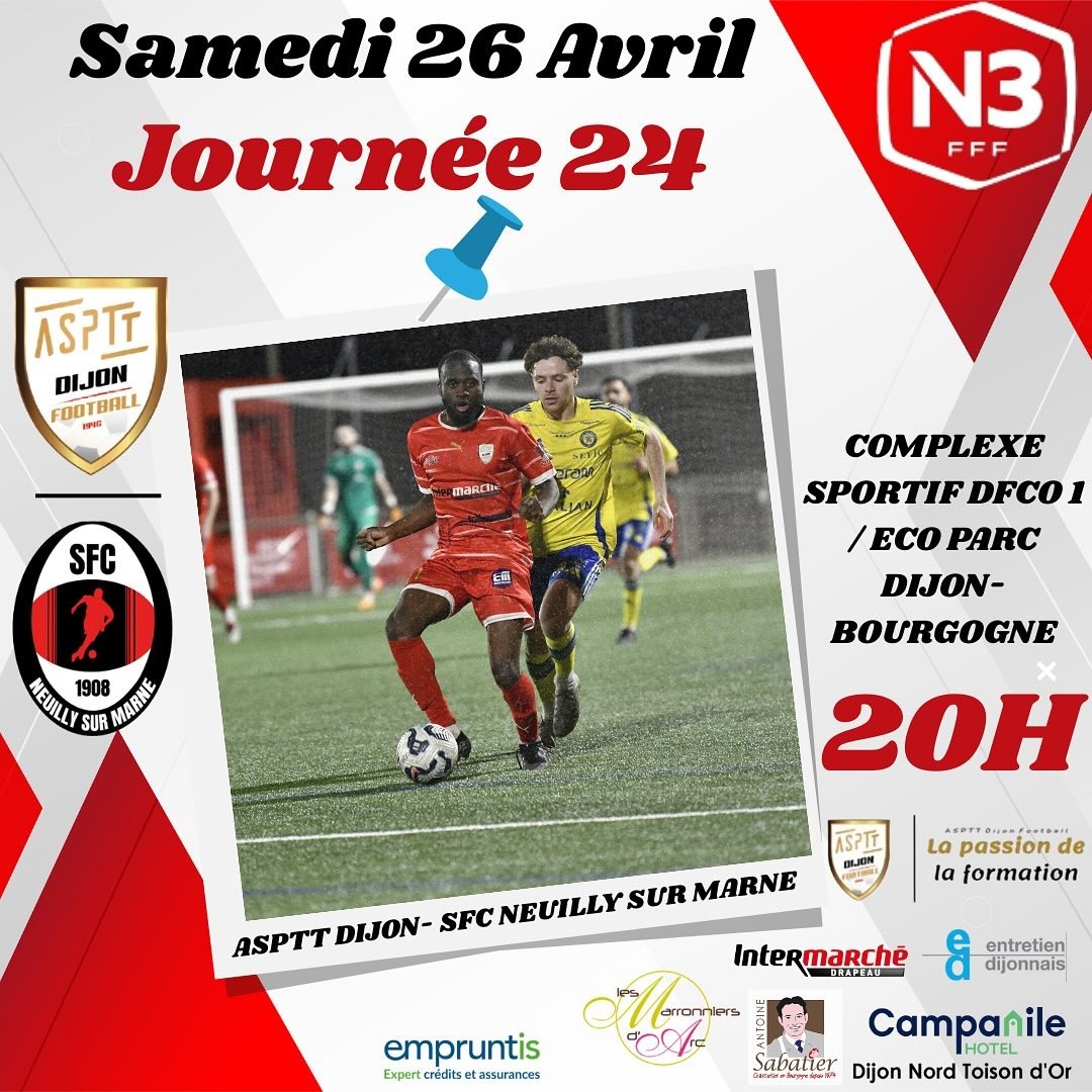 ASPTT Dijon football / SFC Neuilly-sur-Marne