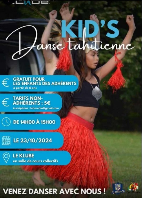 Stage de danse tahitienne enfants