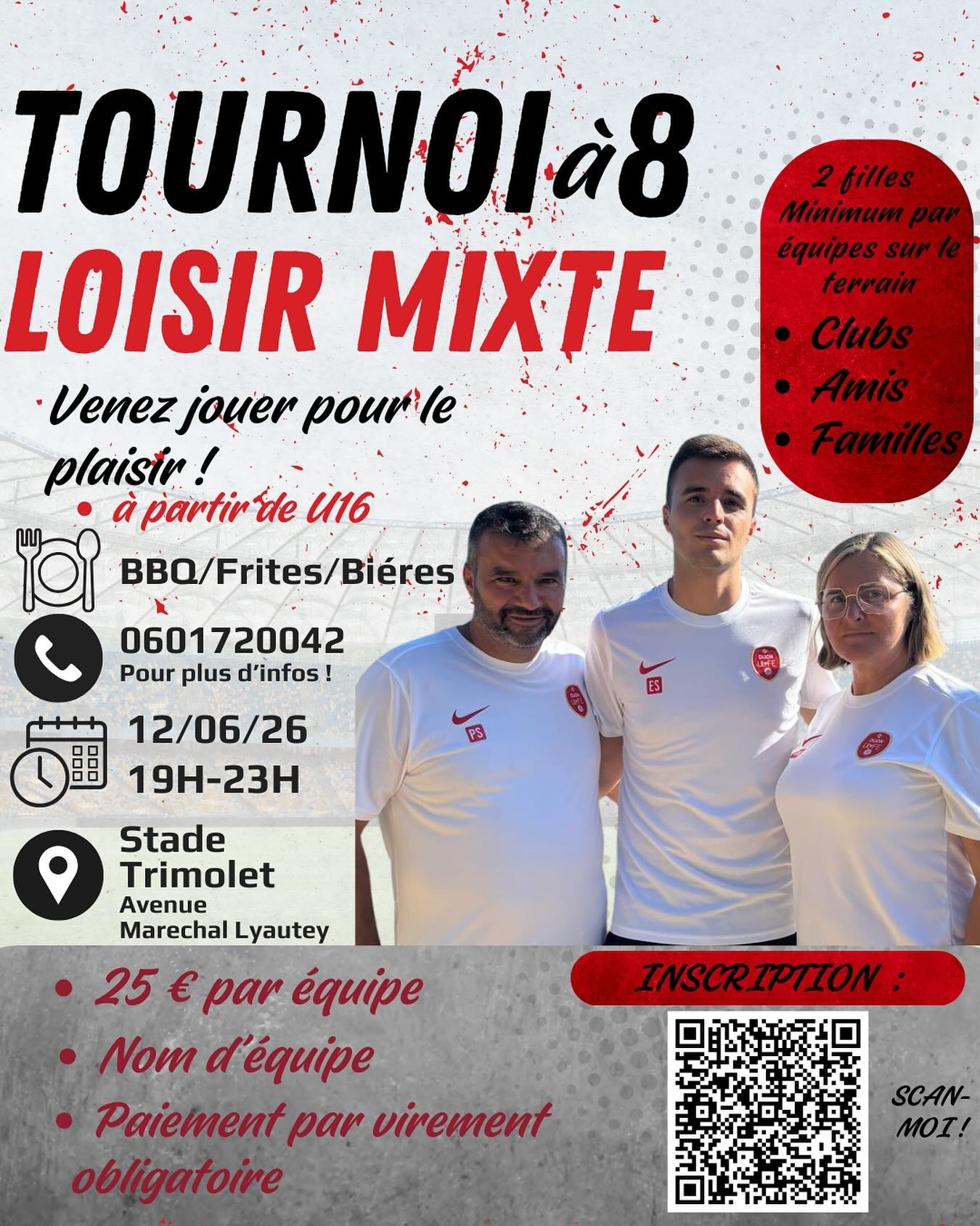 Tournoi à 8 loisir mixte