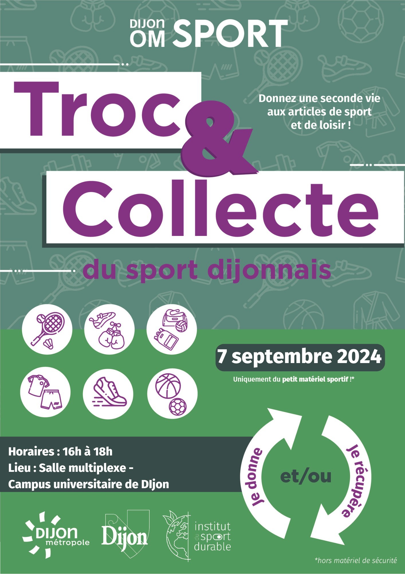 Troc & collecte du sport dijonnais