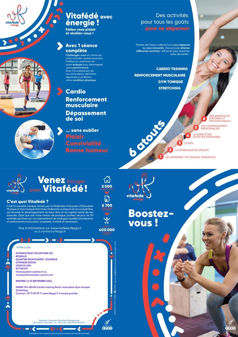 Cardio training renforcement musculaire gym tonique stretching tous les mardis soirs !